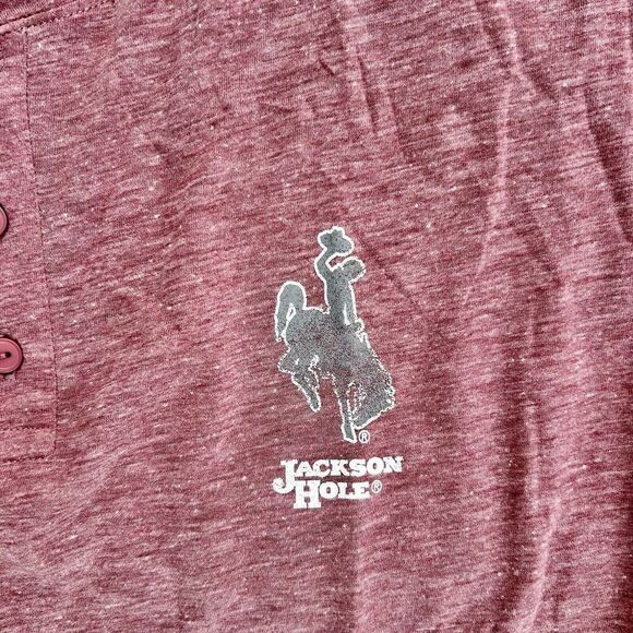 47 Forty Seven  JACKSON HOLE Wyoming Long Sleeve Crewneck T-Shirt Men's XXL New - Picture 4 of 5